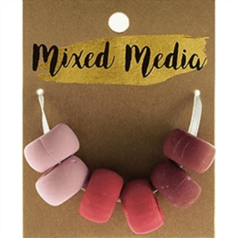 AussieSuperStore Jewellery Making Supplies Clay Assorted Pinks Beads Clay Assorted Pinks Beads | Jewellery Making Beads | Jewellery Making Supplies 9323823197391 DBX77016